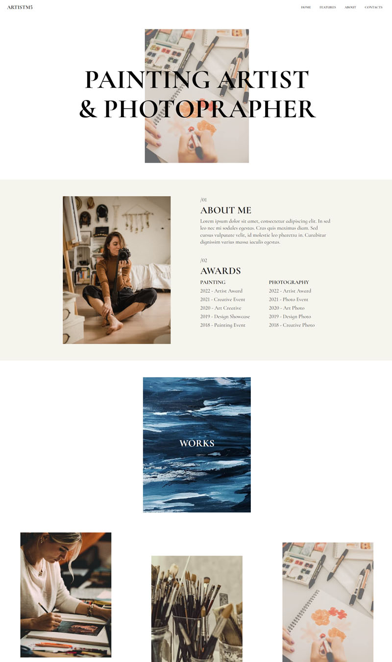 Painting Artist & Photographer